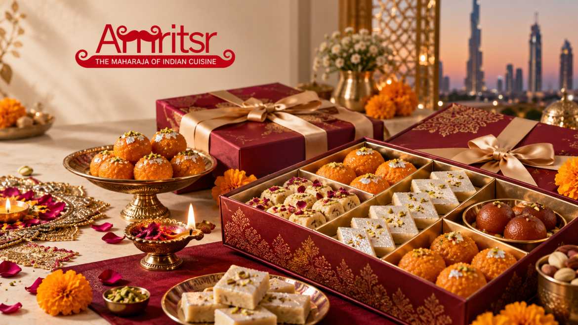 Luxurious Diwali Sweets Hamper with Dubai (1)